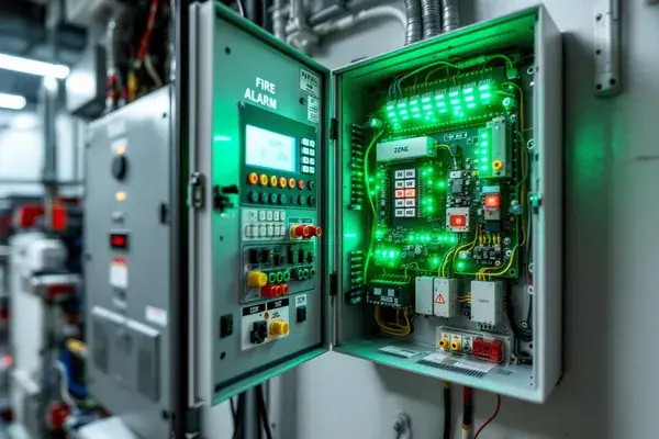 Commercial fire alarm panel