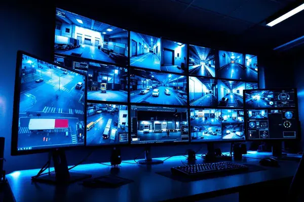 Business video surveillance monitoring center